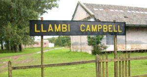 cartel del pueblo Llambi Campbell en Santa Fe Argentina
